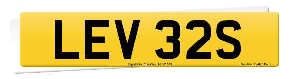 Registration number LEV 32S